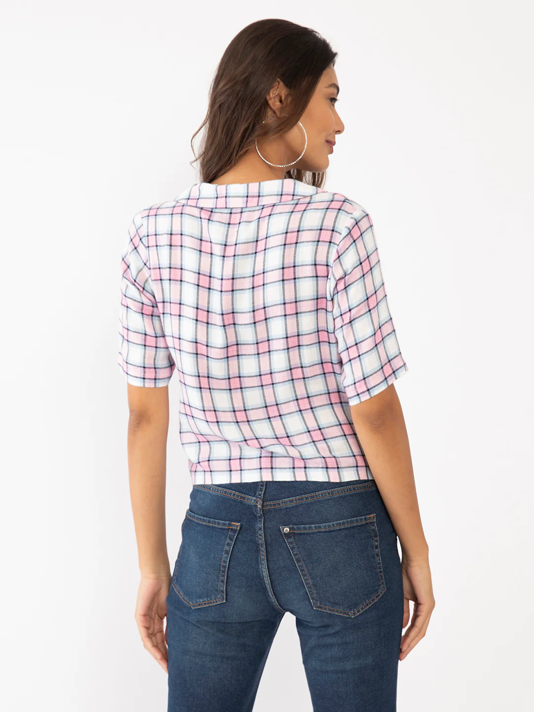 Multi Colored Checked Top - Image 4