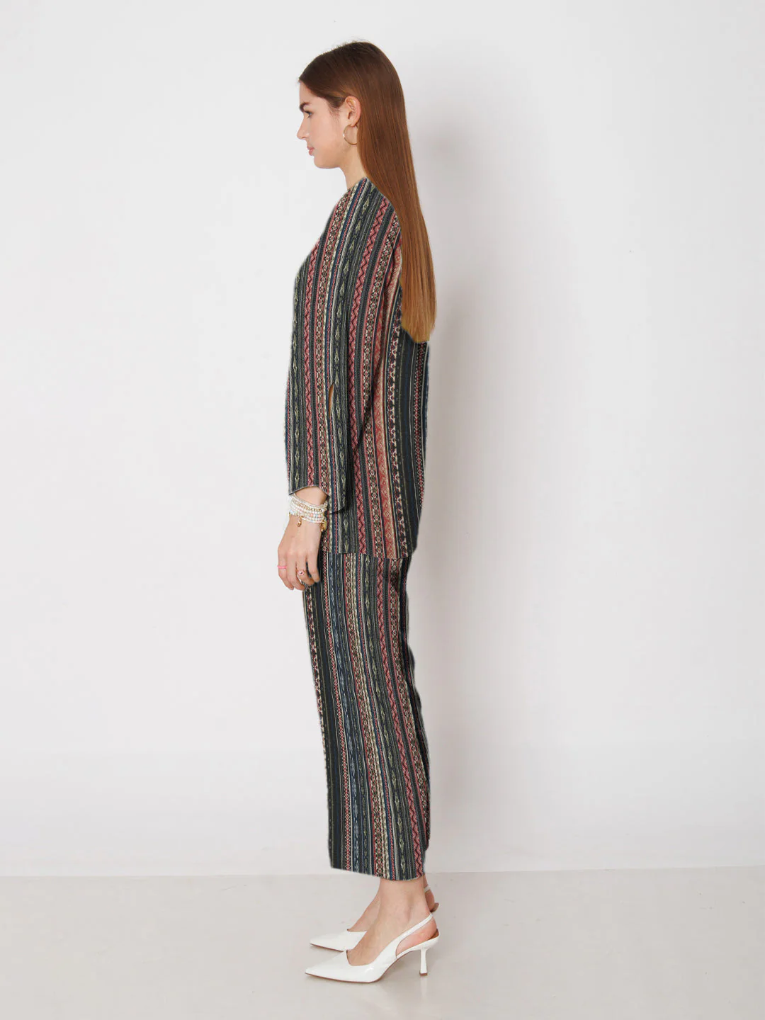 Multi-Colored Printed Co-Ord Set - Image 3