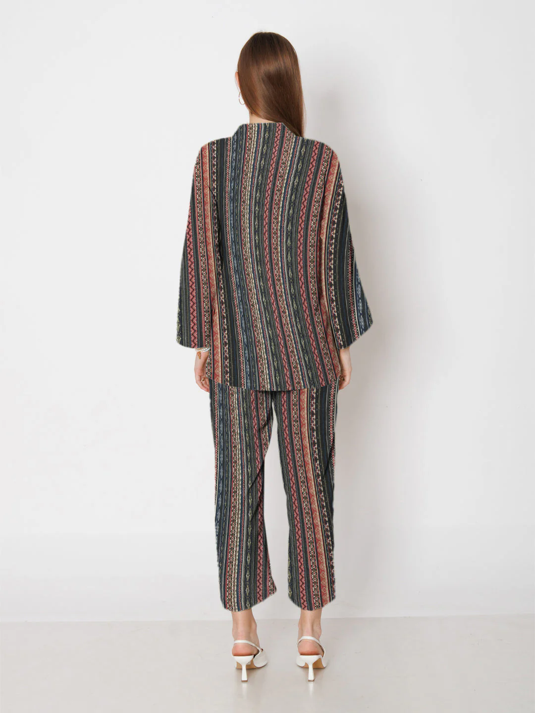Multi-Colored Printed Co-Ord Set - Image 4