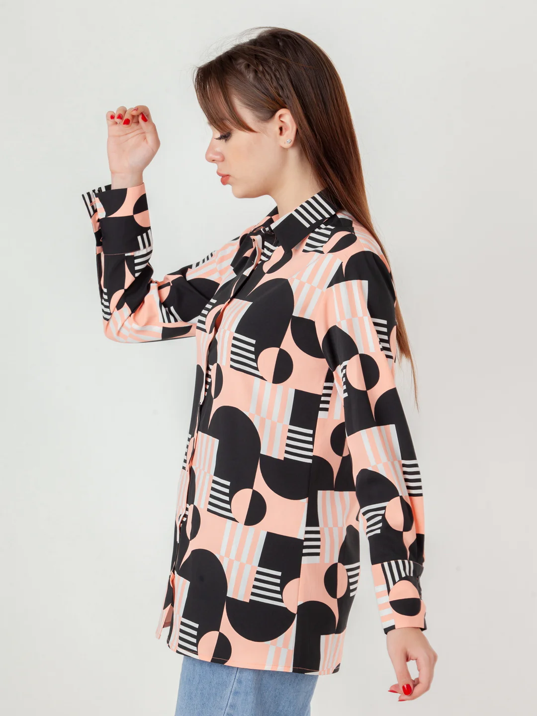 Multi-Colored Printed Regular Shirt - Image 3