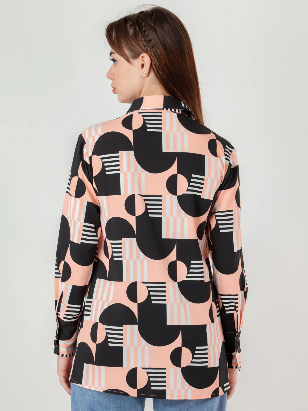 Multi-Colored Printed Regular Shirt - Image 4