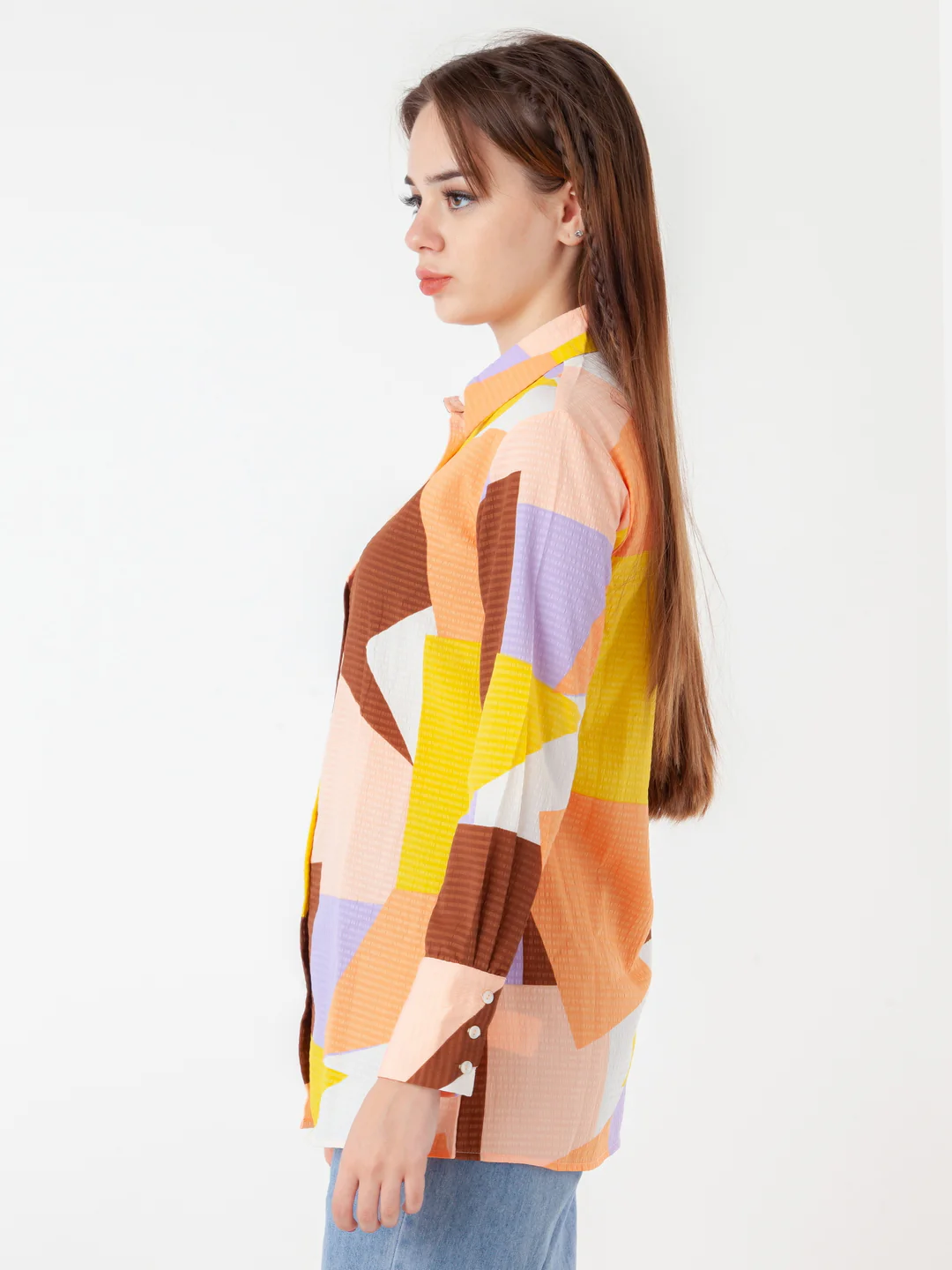 Multi-Colored Printed Regular Shirt - Image 5