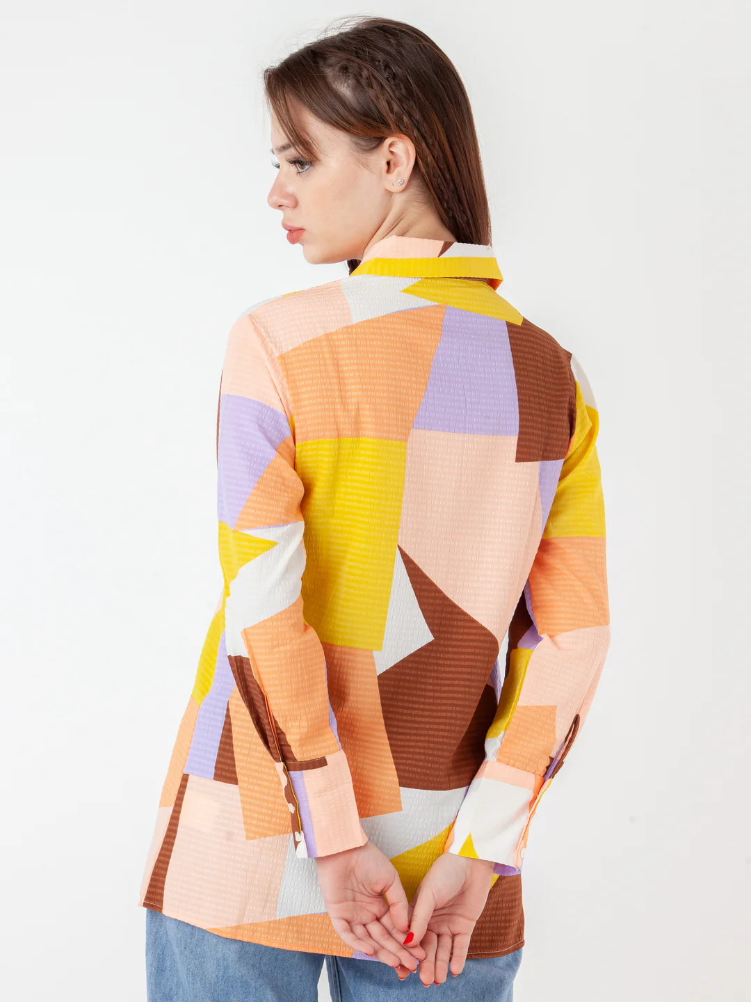 Multi-Colored Printed Regular Shirt - Image 6