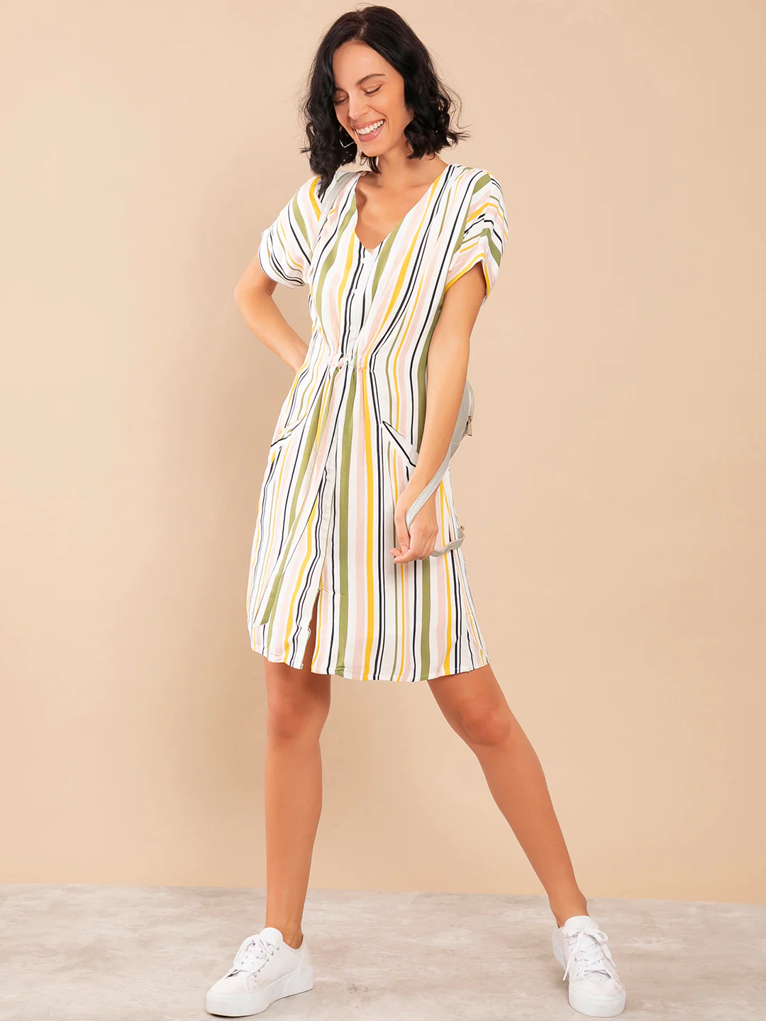Striped Sheath Dress