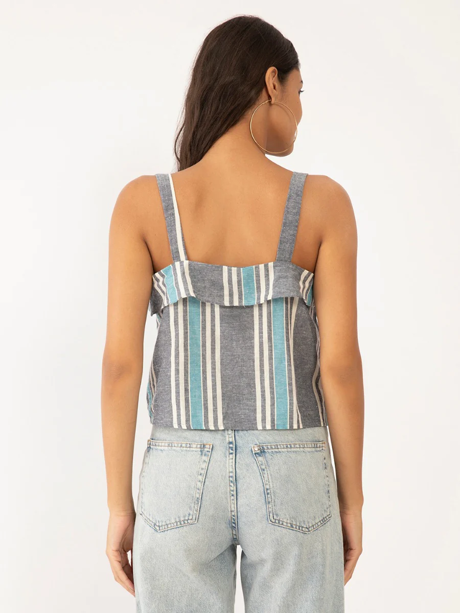 Multi-Colored Striped Top - Image 4