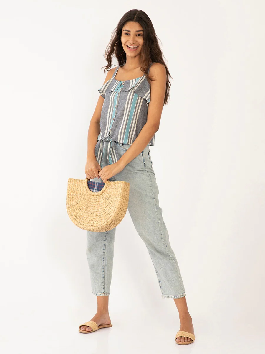 Multi-Colored Striped Top - Image 5