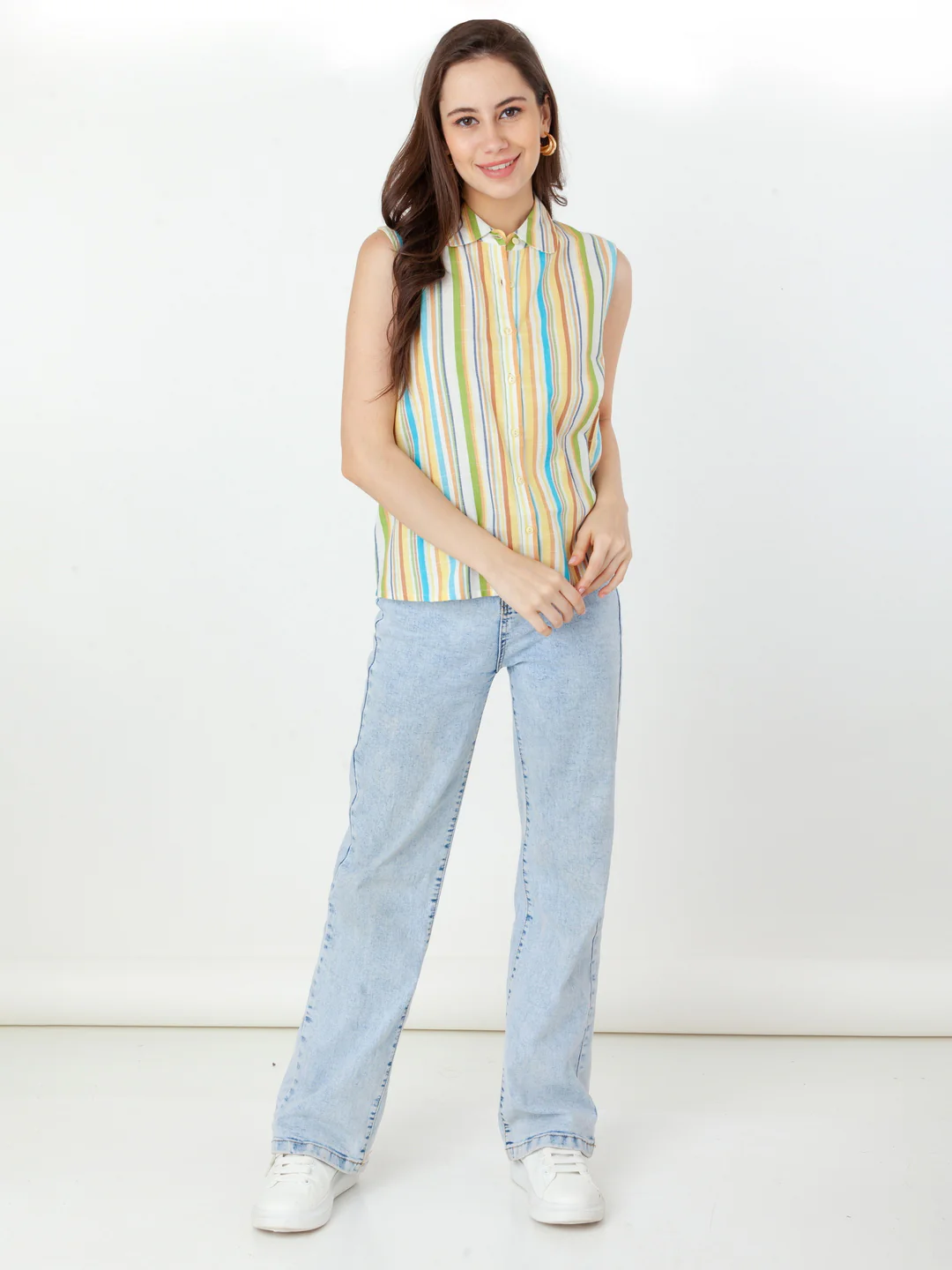 Multi Striped Regular Top