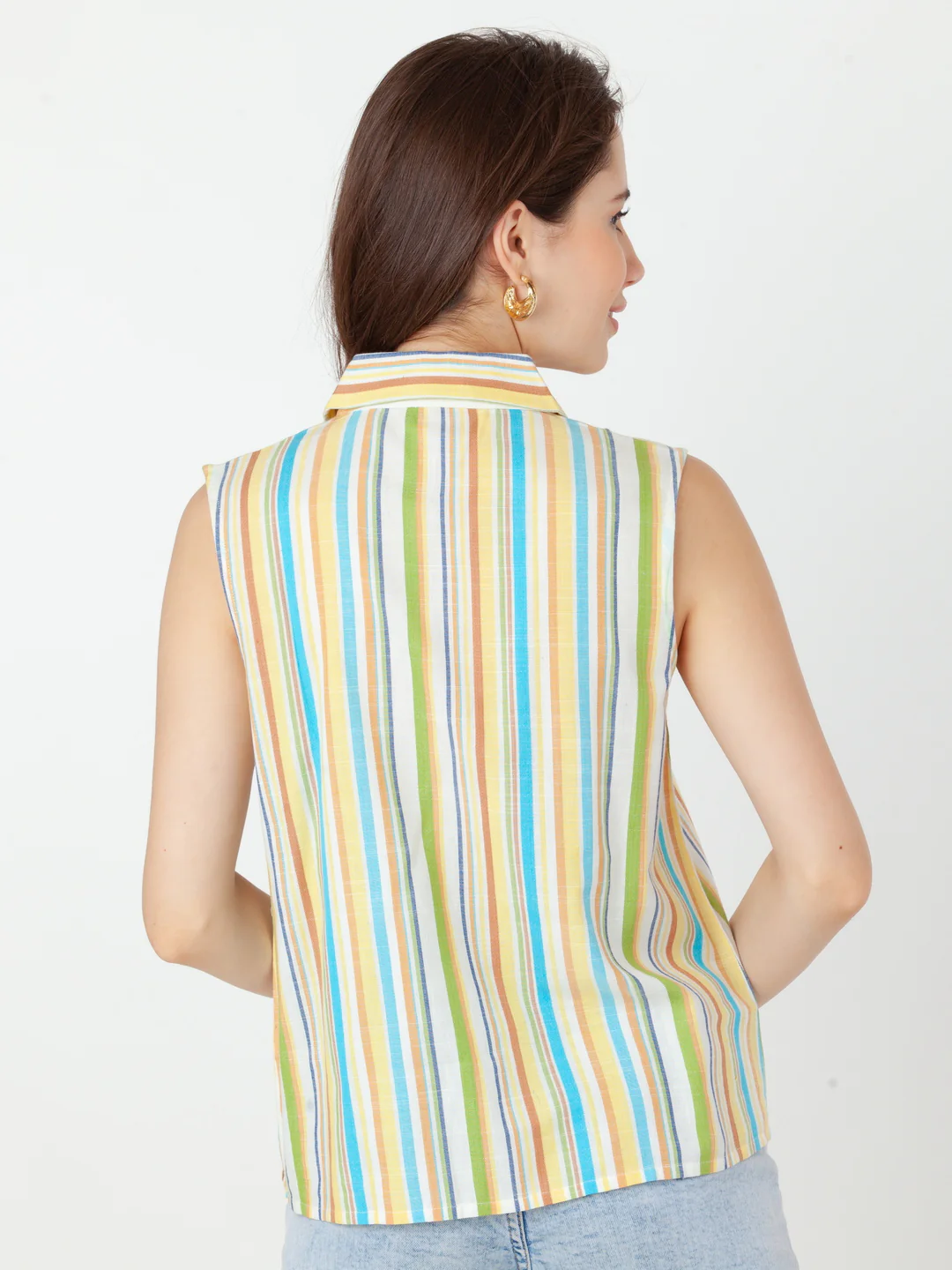 Multi Striped Regular Top - Image 4