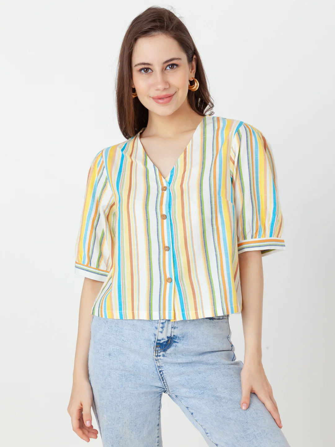Multi Striped Regular Top - Image 2