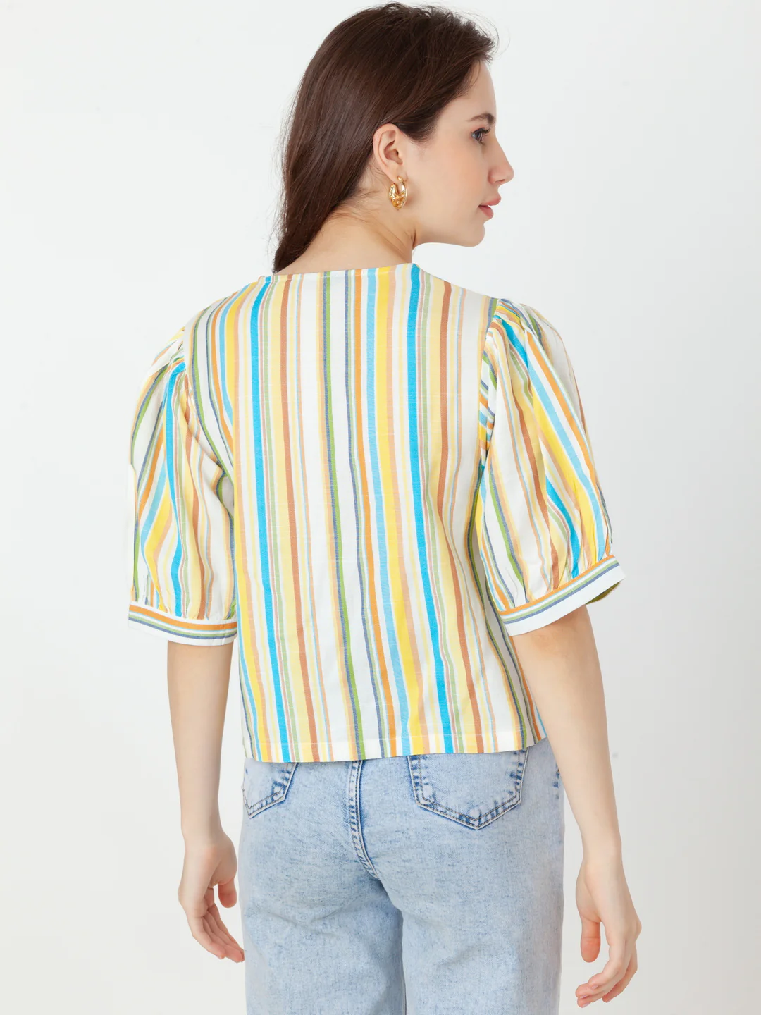 Multi Striped Regular Top - Image 4