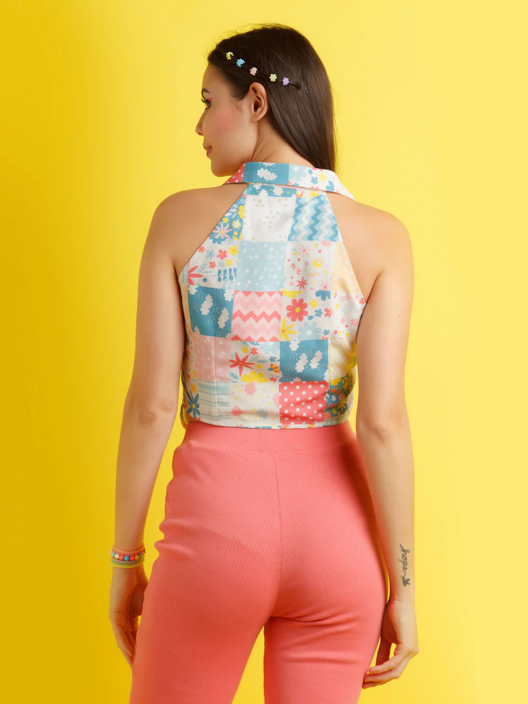 Multicolor Printed Straight Top - Image 4