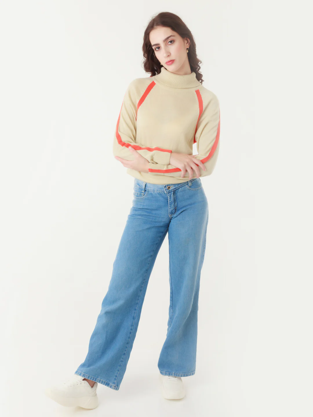Multicolored Colourblocked Sweater