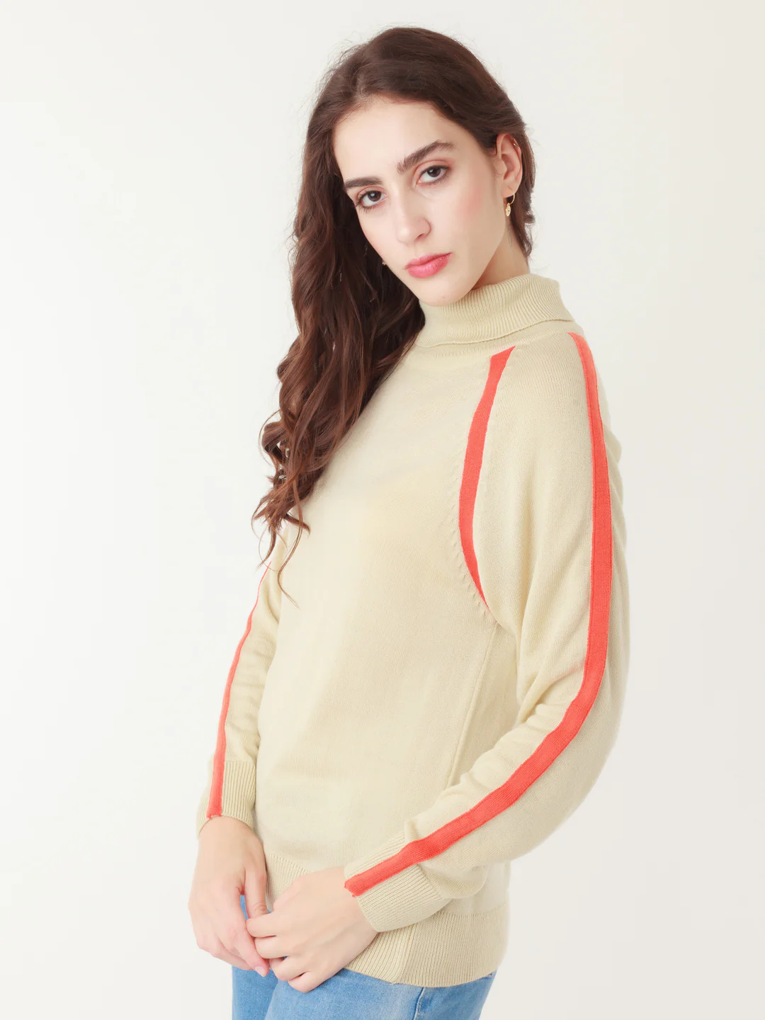 Multicolored Colourblocked Sweater - Image 3