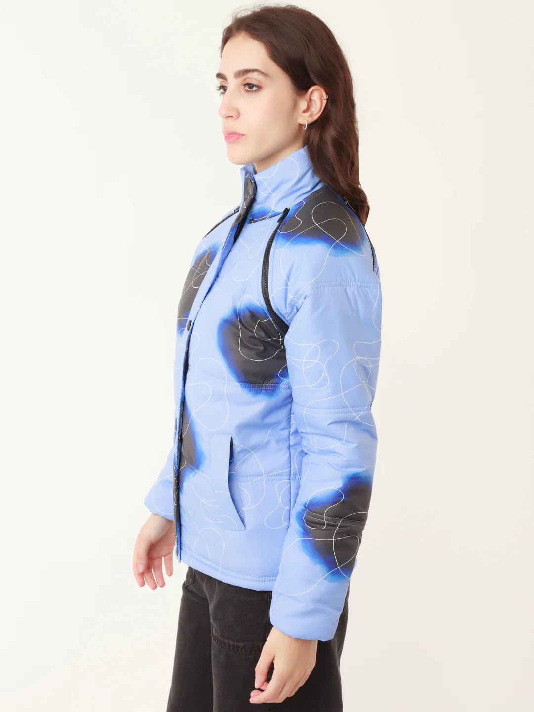 Multicolored Printed Jacket - Image 3