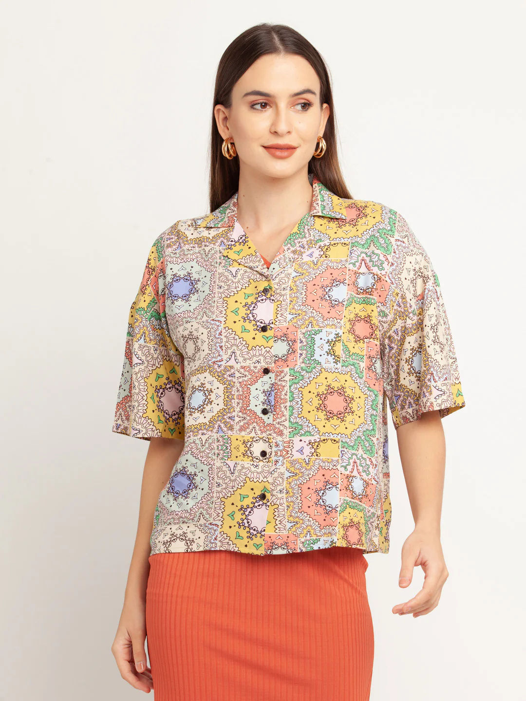 Multicolored Printed Shirt - Image 2