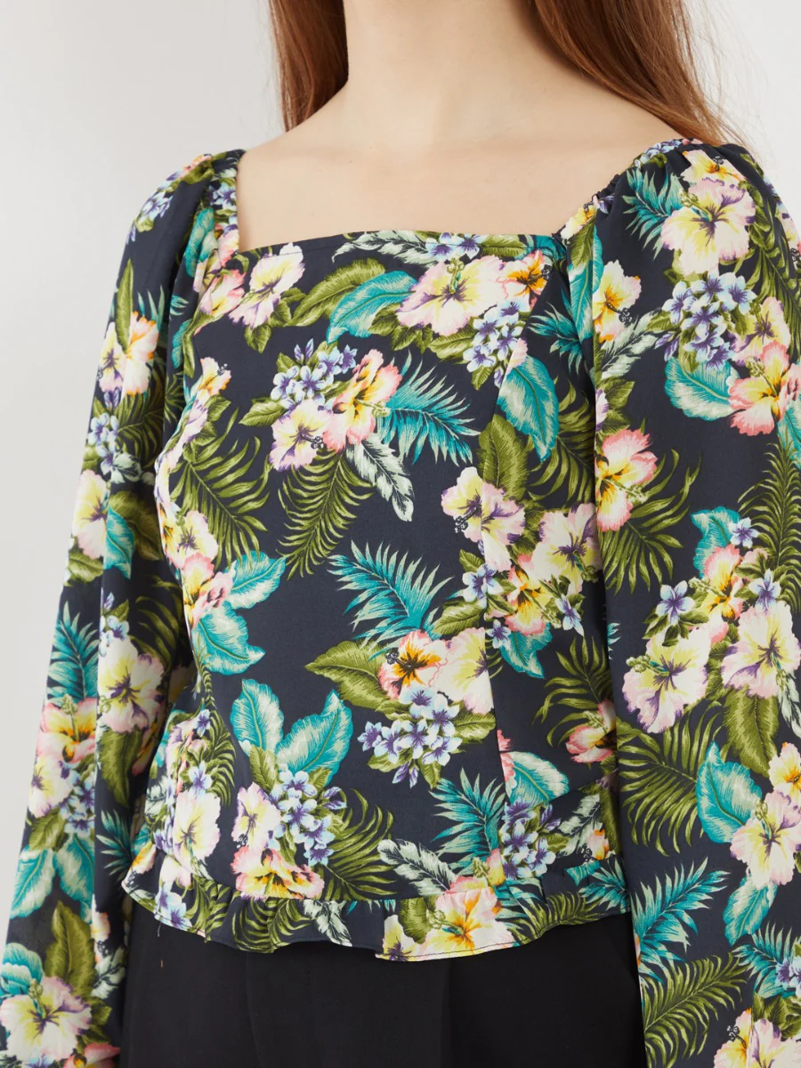 Multicolored Printed Top - Image 4