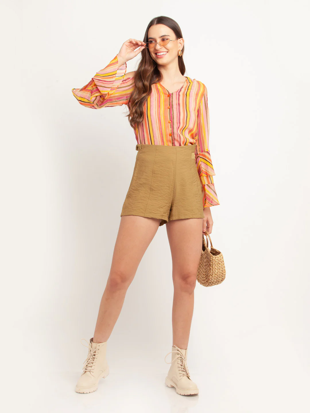 Multicolored Printed Top