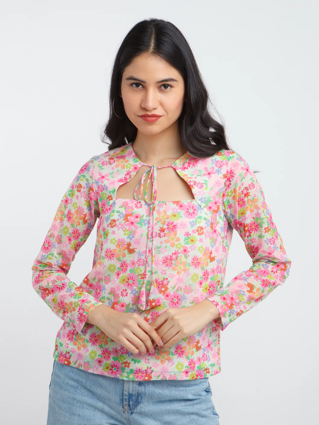 Multicolored Printed Top - Image 2