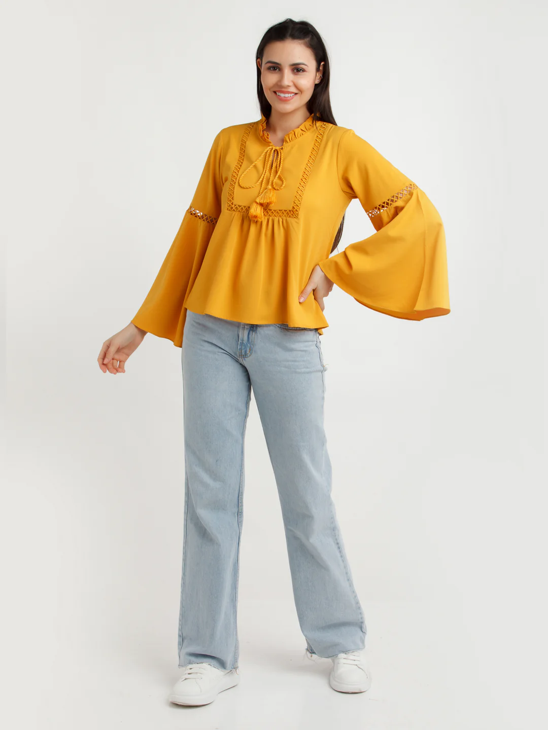 Mustard Solid Top - Image 5