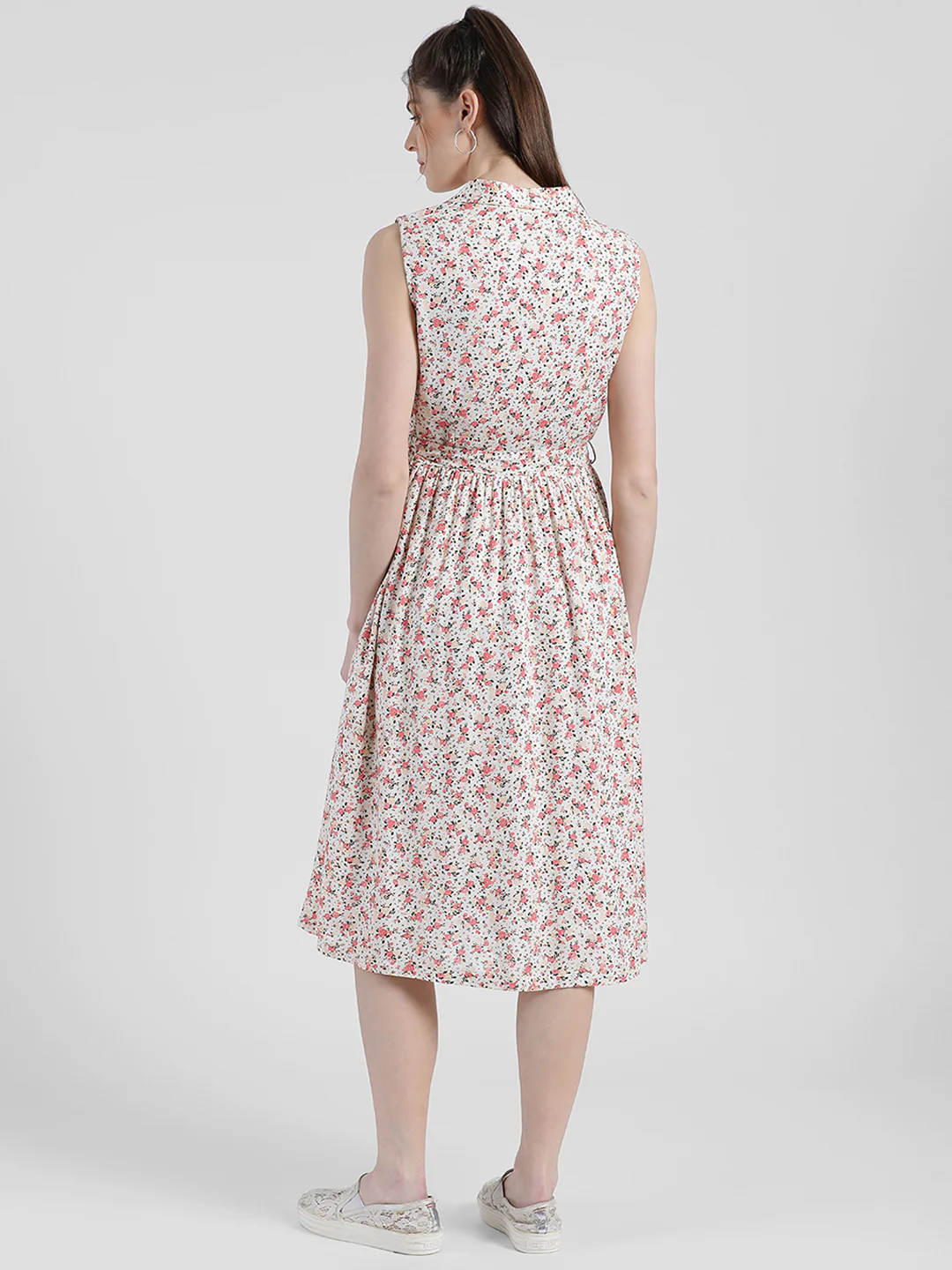 Printed Sheath Dress - Image 4