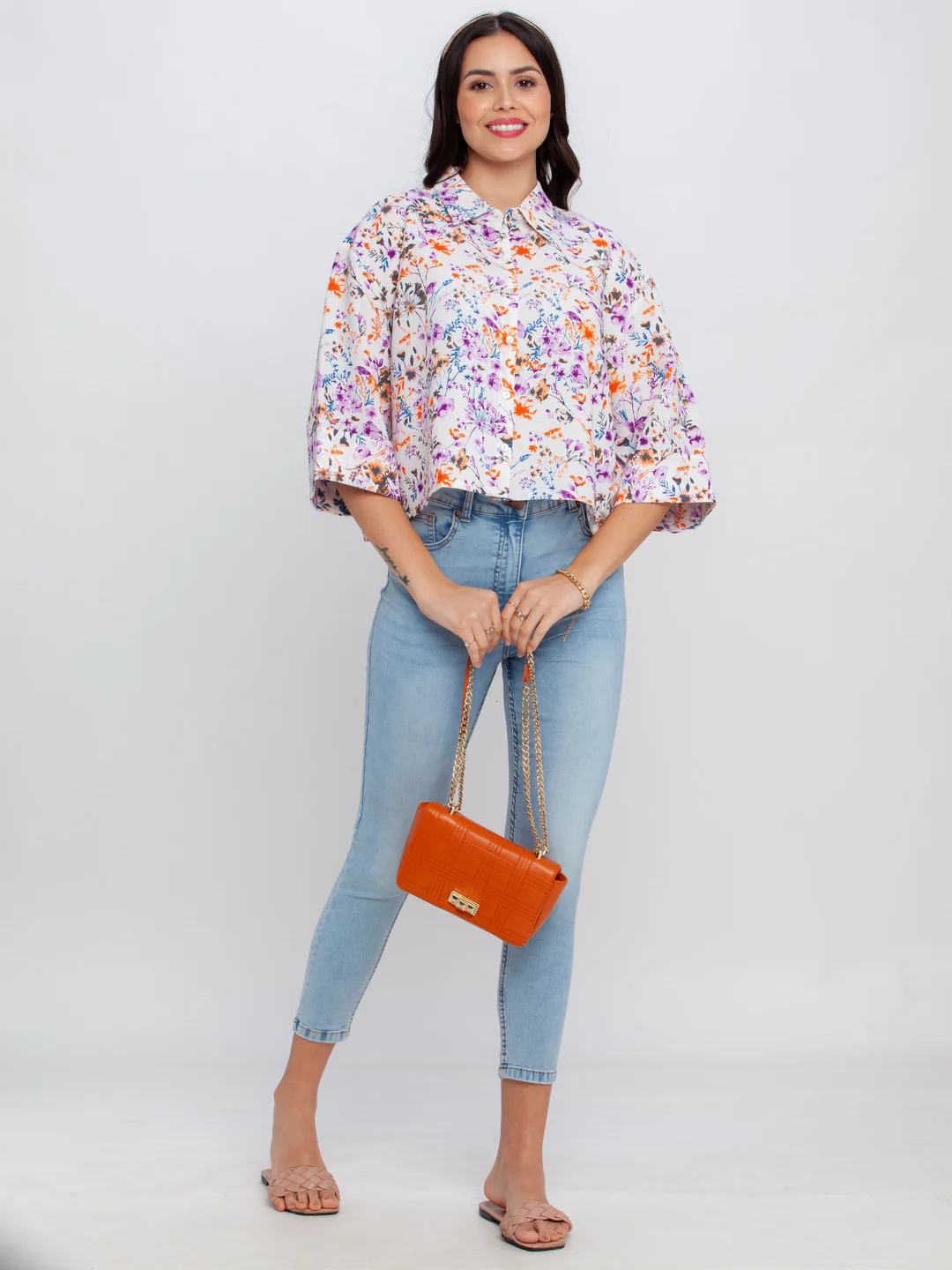 Off White Printed Shirt - Image 5