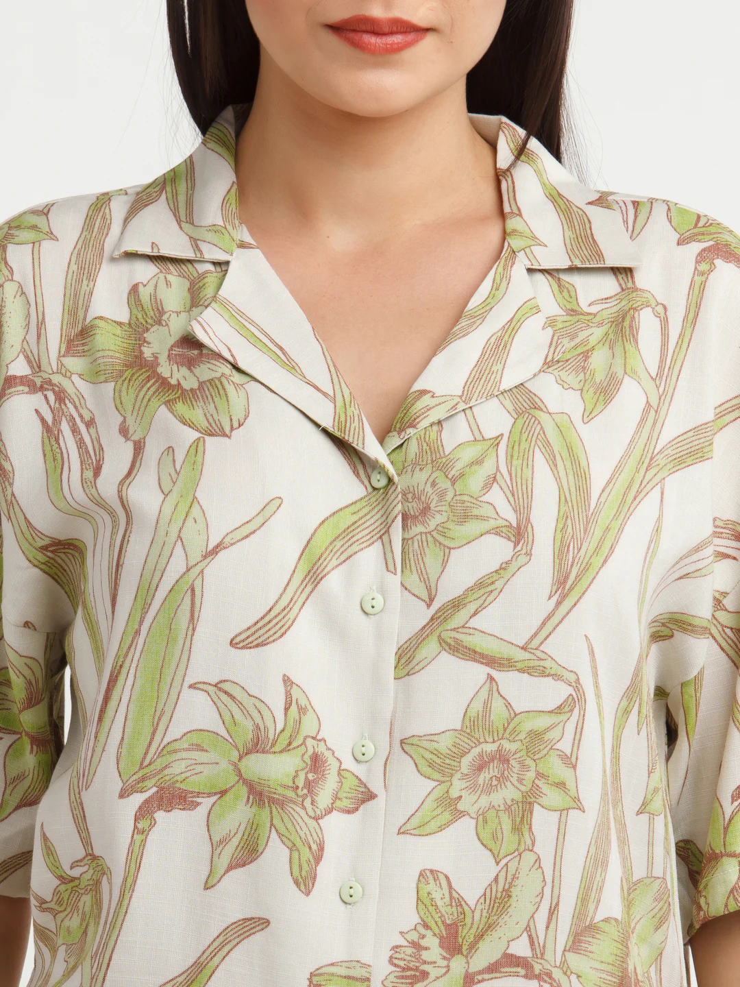 Off White Printed Shirt - Image 6