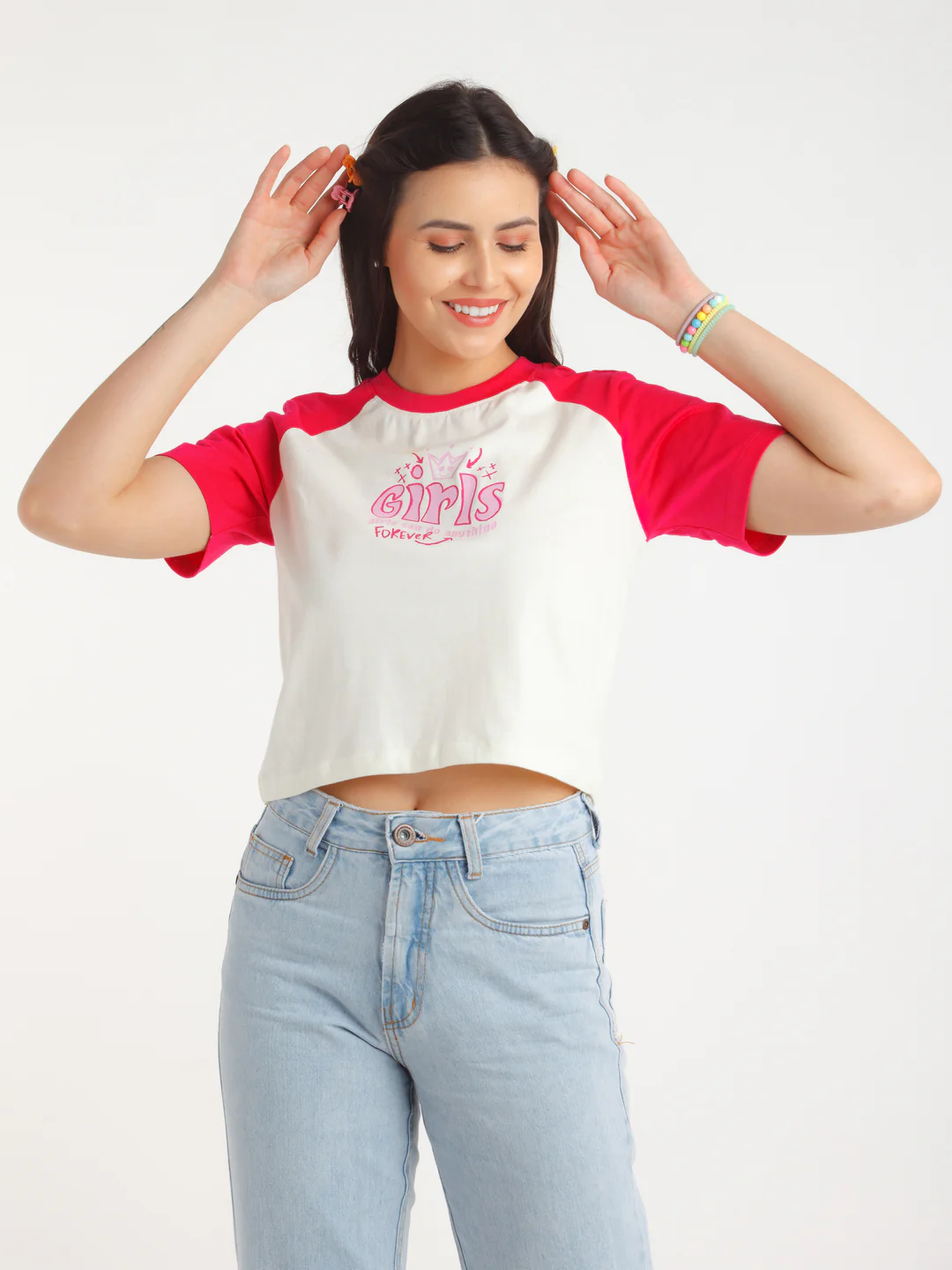 Off White Printed Top - Image 2