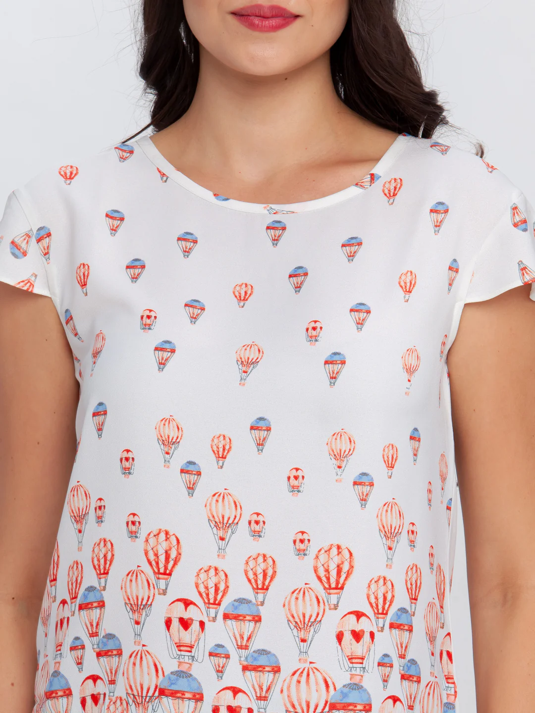 Off White Printed Top - Image 6