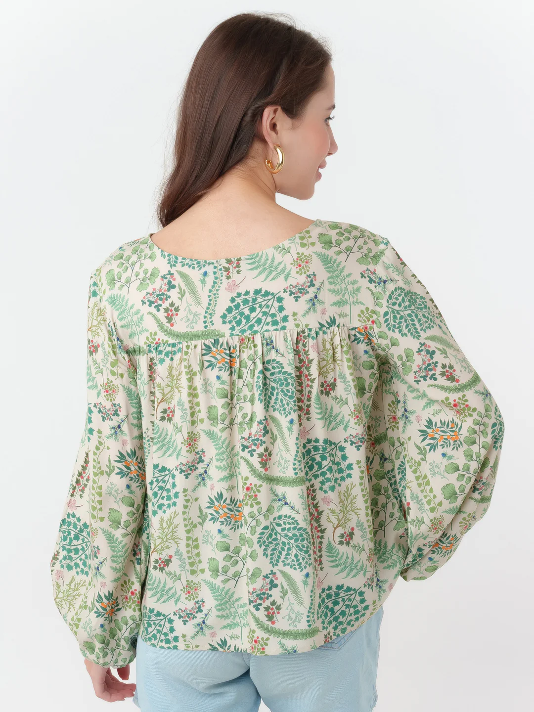 Off White Printed Top - Image 4