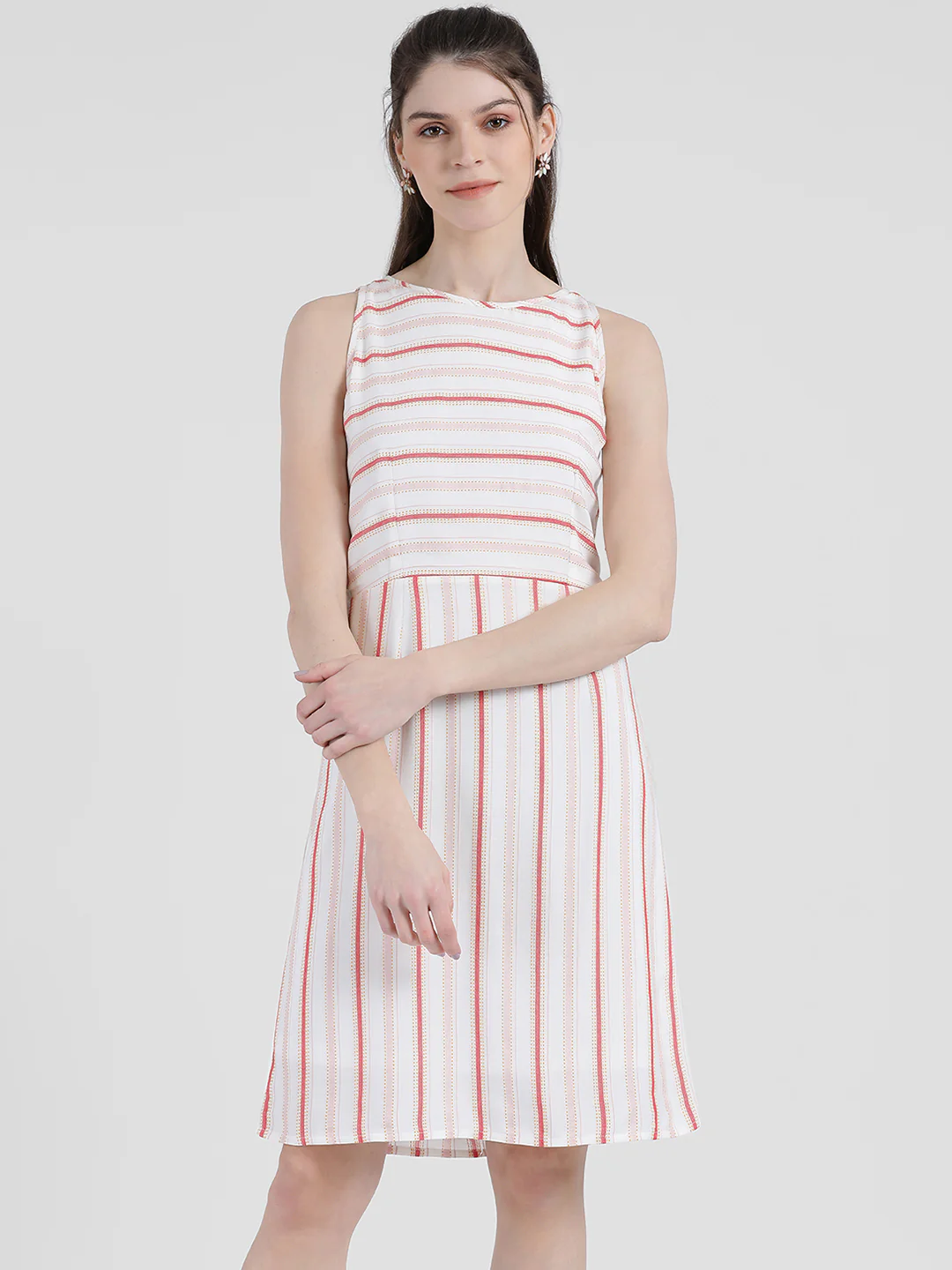 Striped Sheath Dress - Image 2