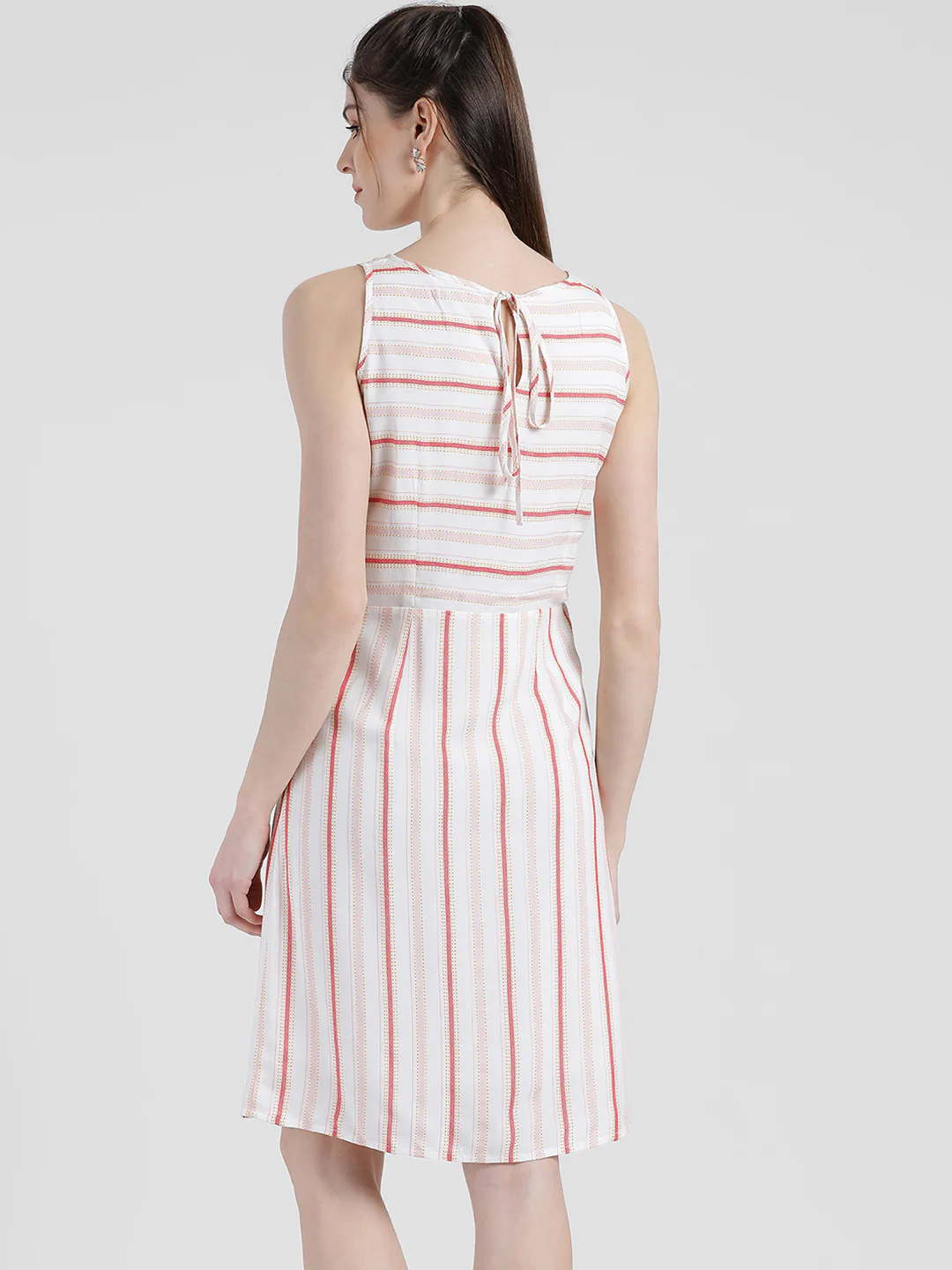 Striped Sheath Dress - Image 5