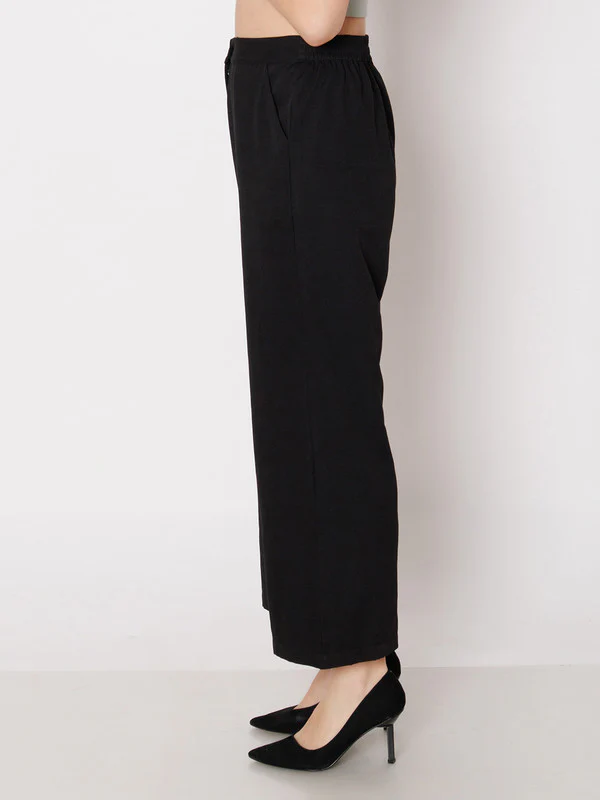 Olive Solid Parallel Trouser - Image 3