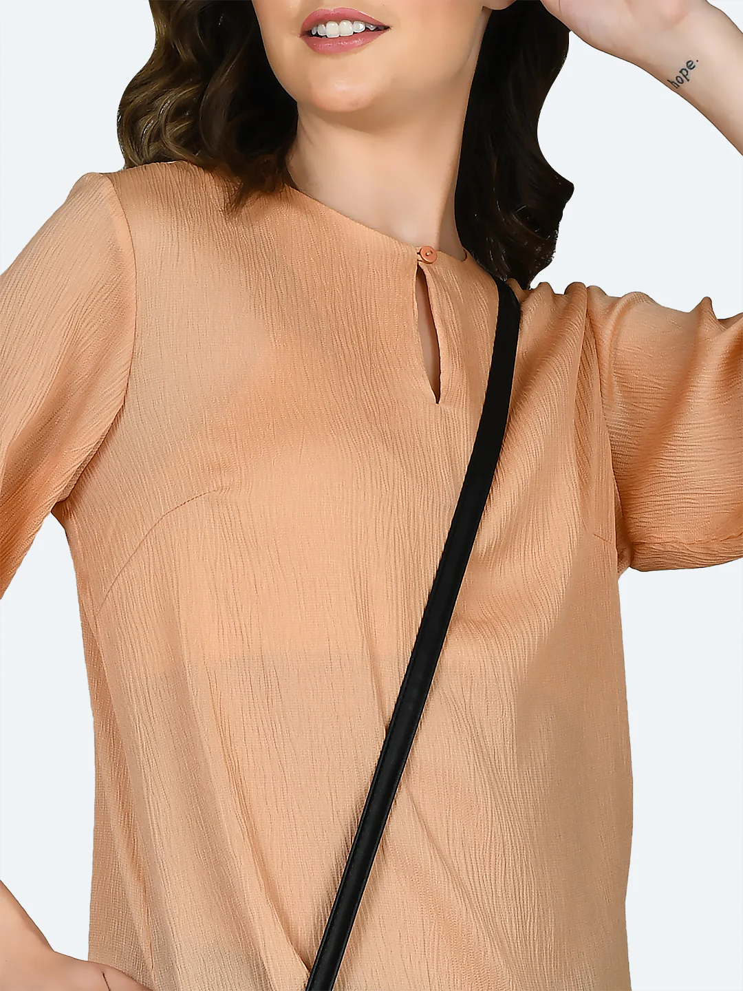 Peach Solid Top - Image 6