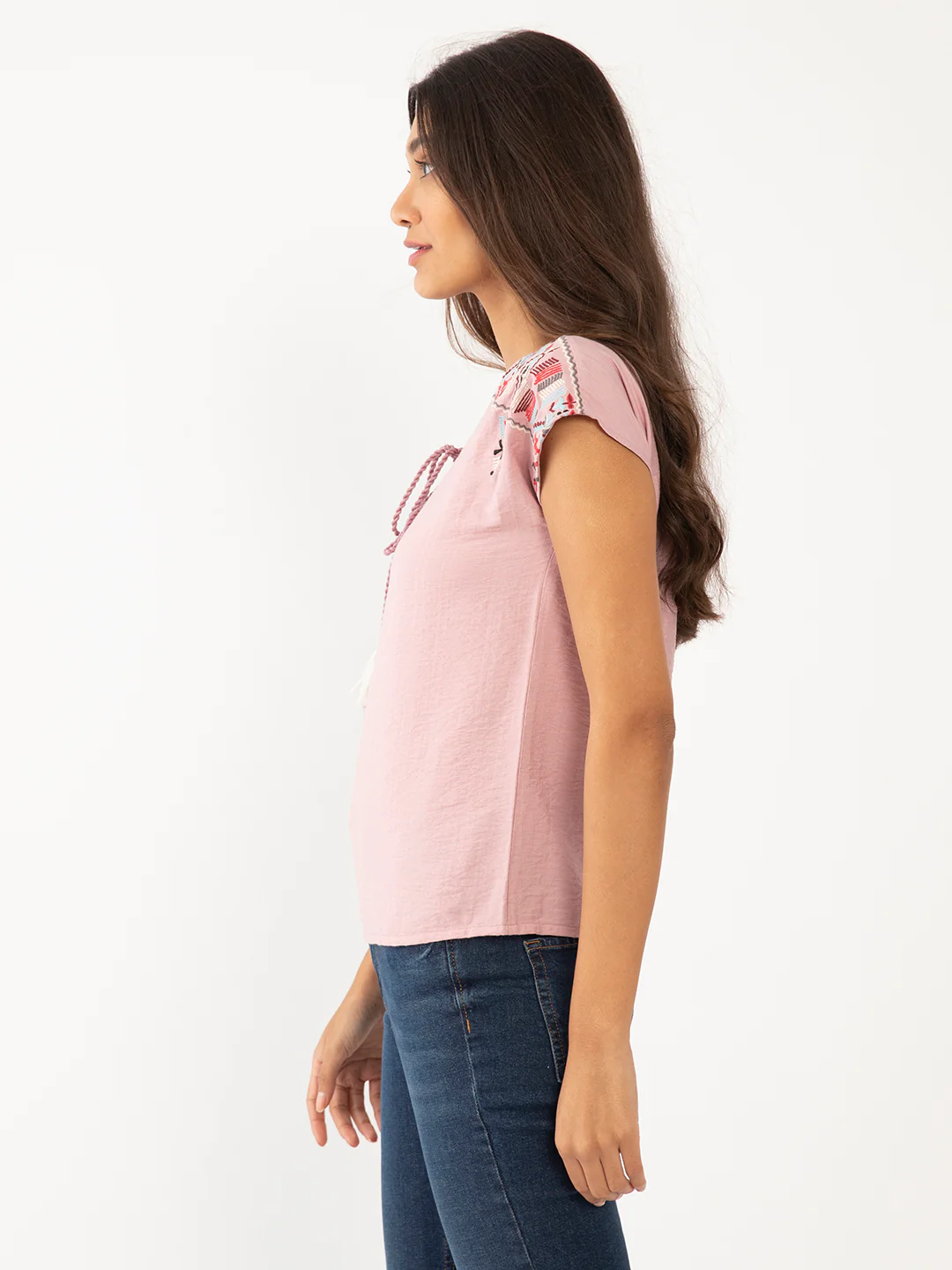 Pink Embroidered Top - Image 3