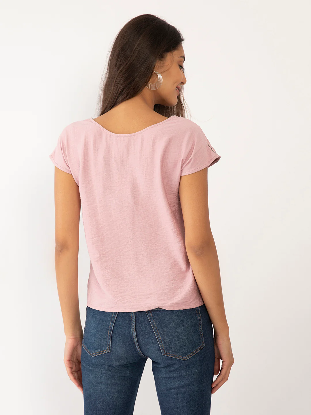 Pink Embroidered Top - Image 4