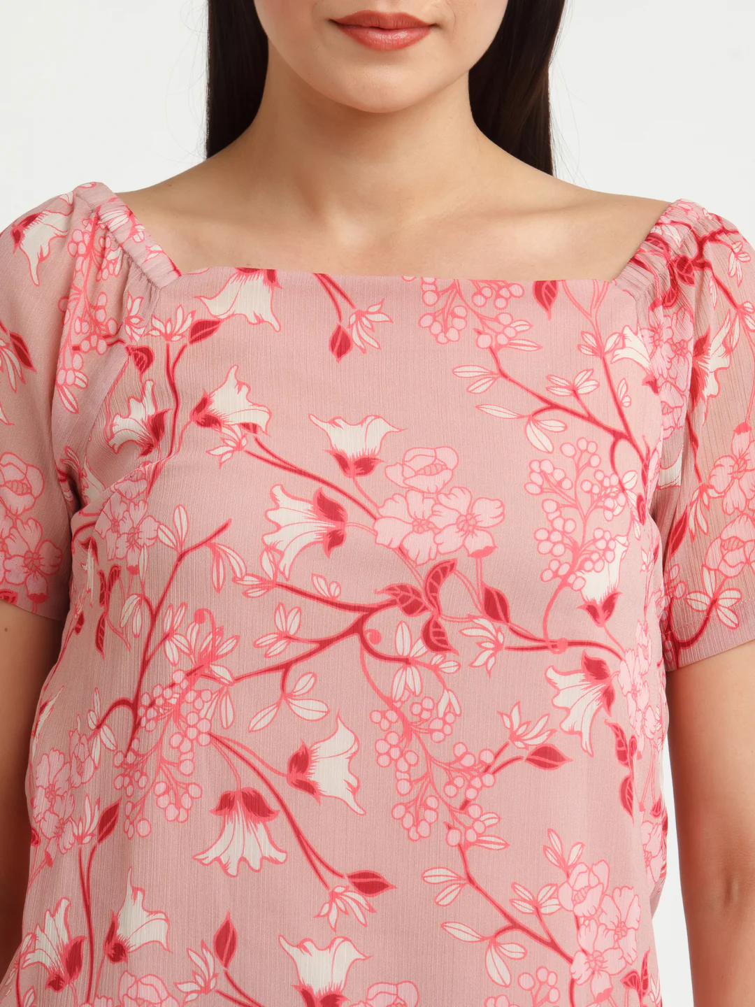 Pink Floral Top - Image 6