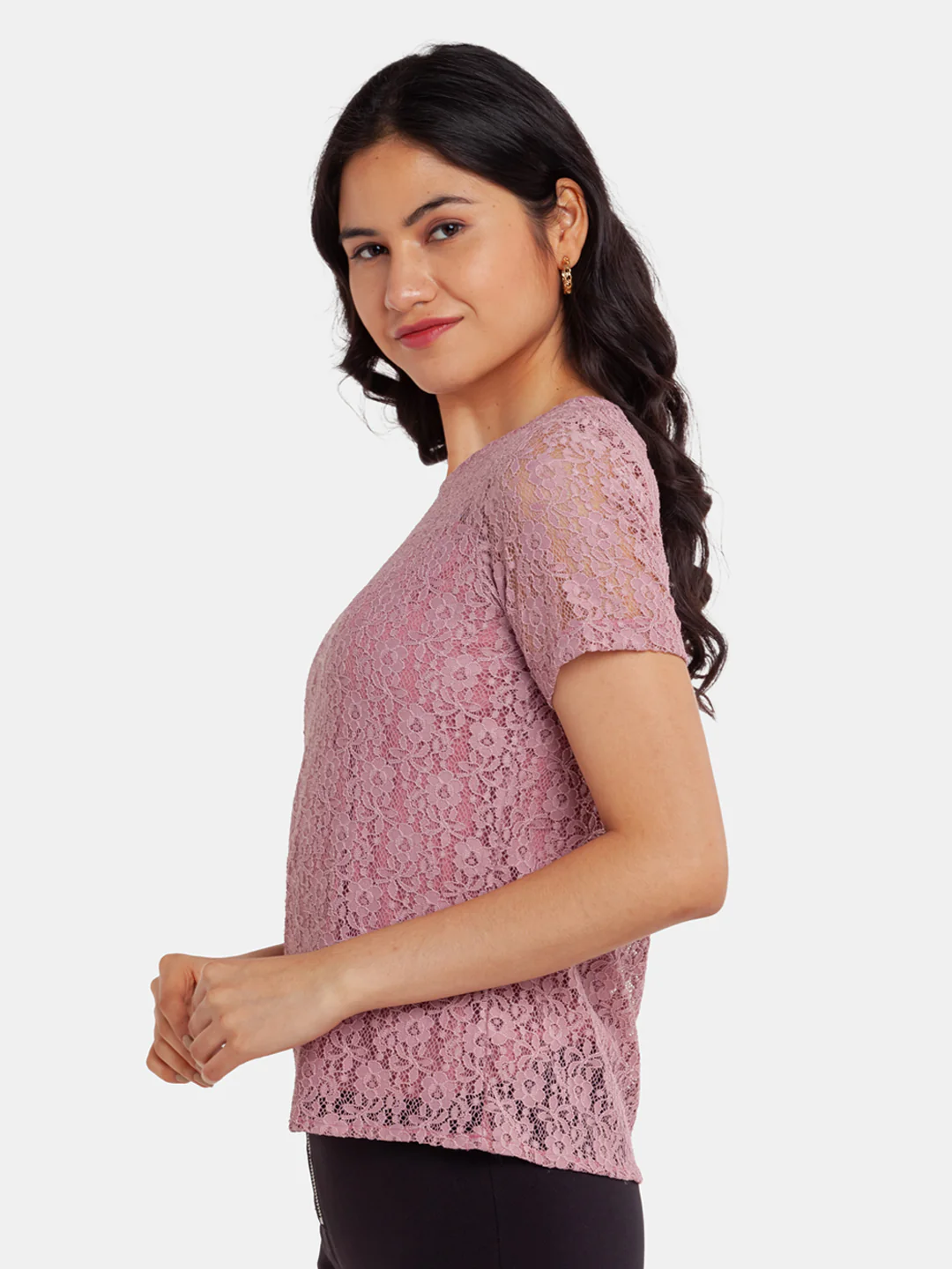Pink Lace Top - Image 3