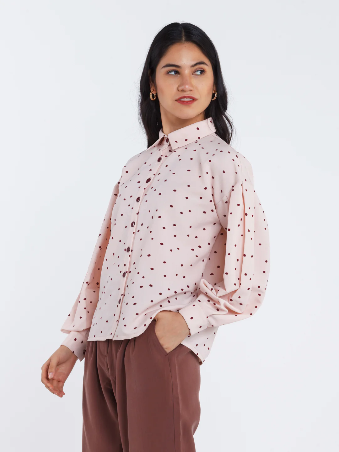 Pink Polka Shirt - Image 3