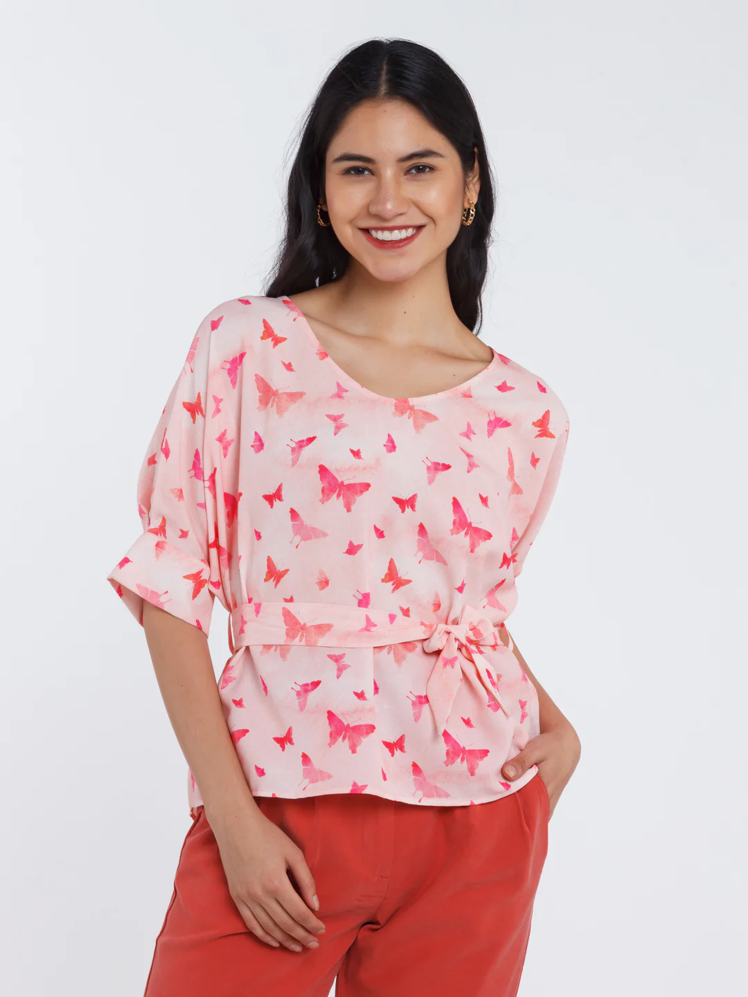 Pink Printed Top - Image 2