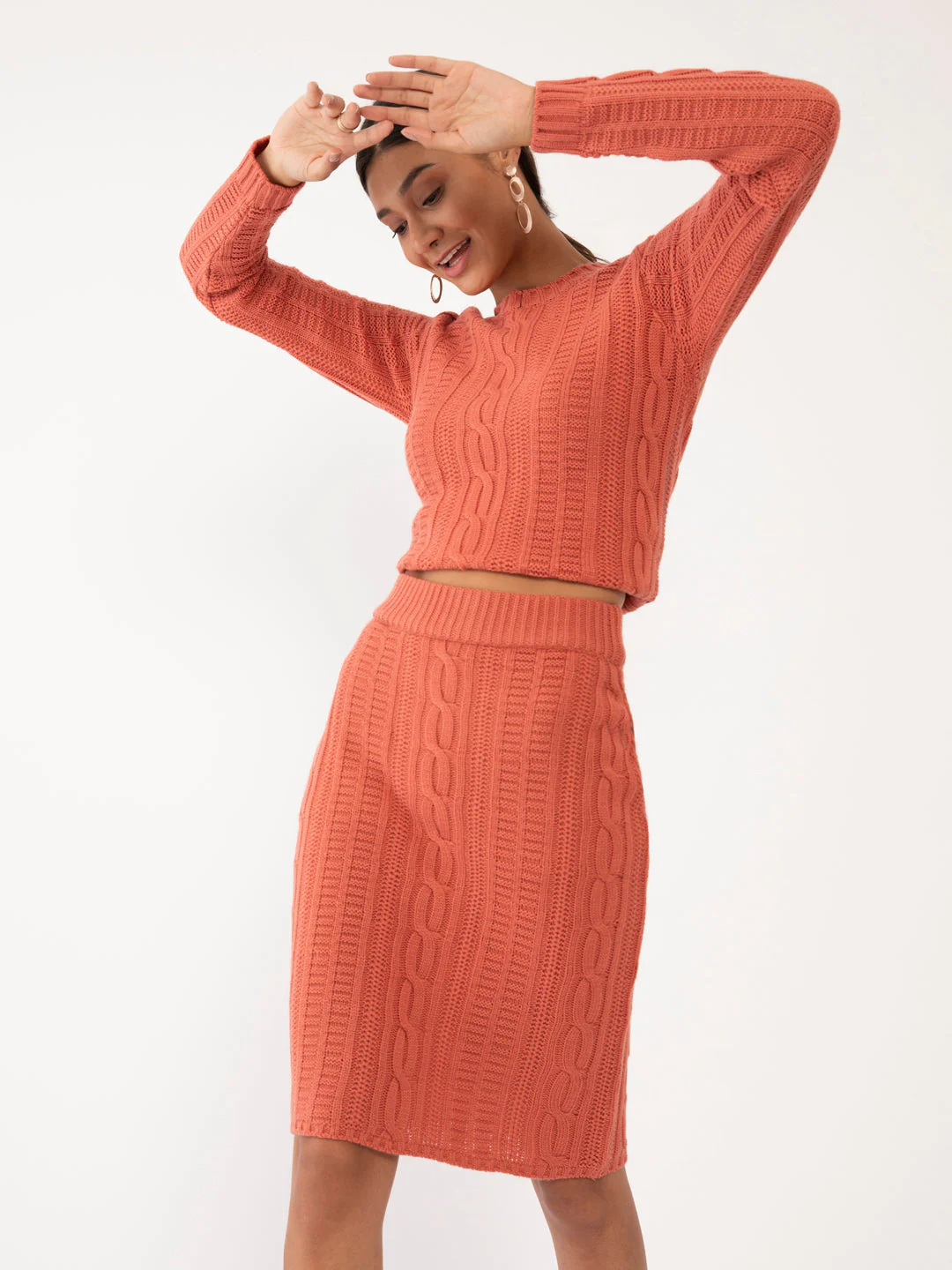 Pink Solid Co-ord - Image 2