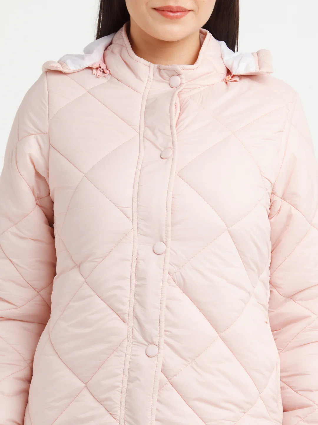Pink Solid Coat - Image 6