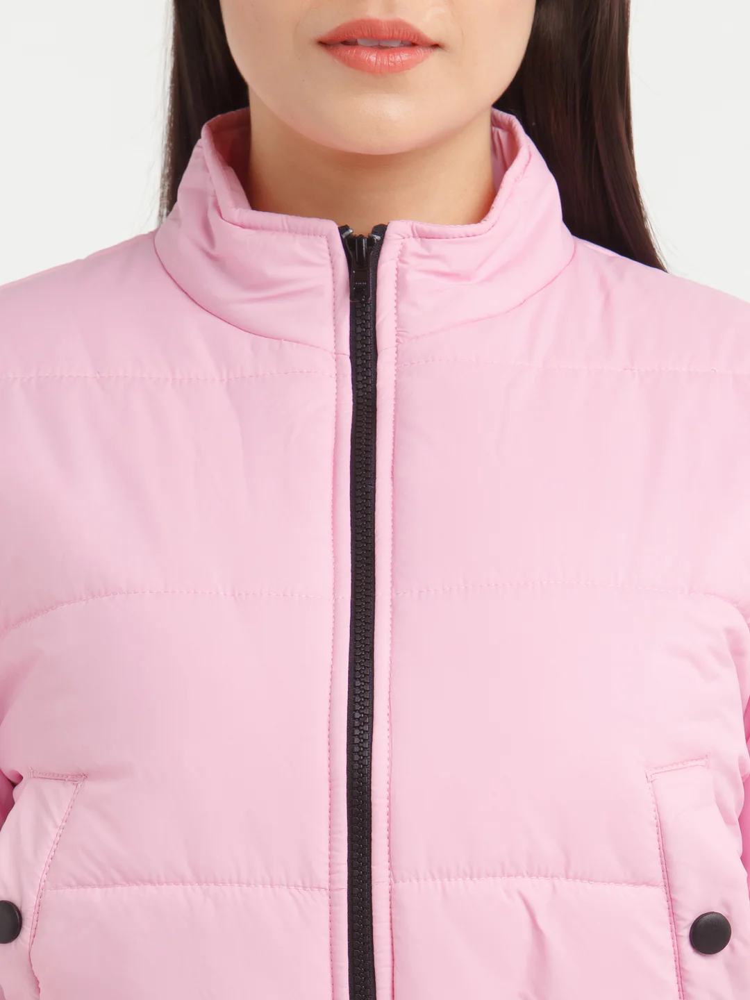 Pink Solid Jacket - Image 6