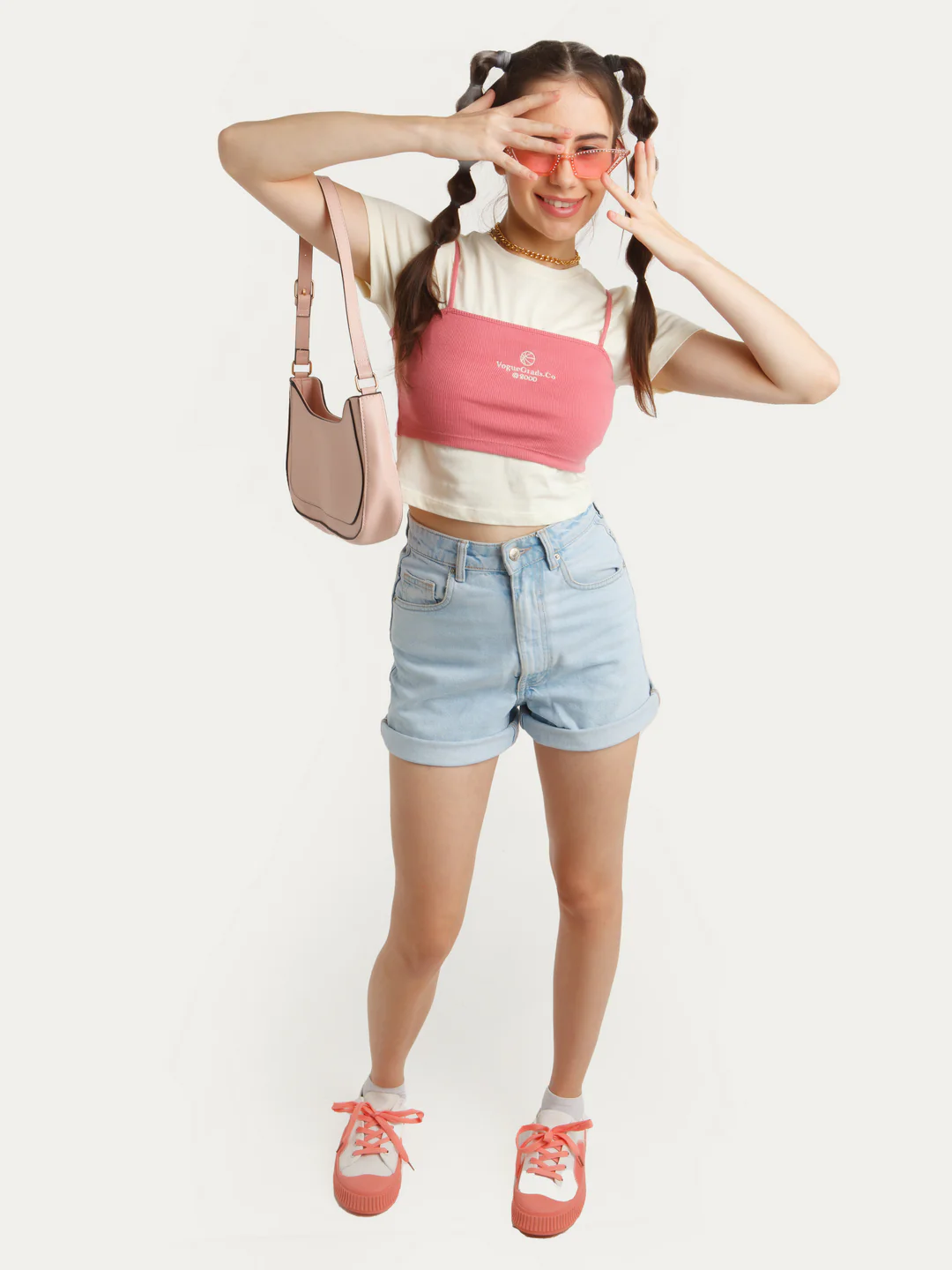 Pink Solid Regular Top - Image 5