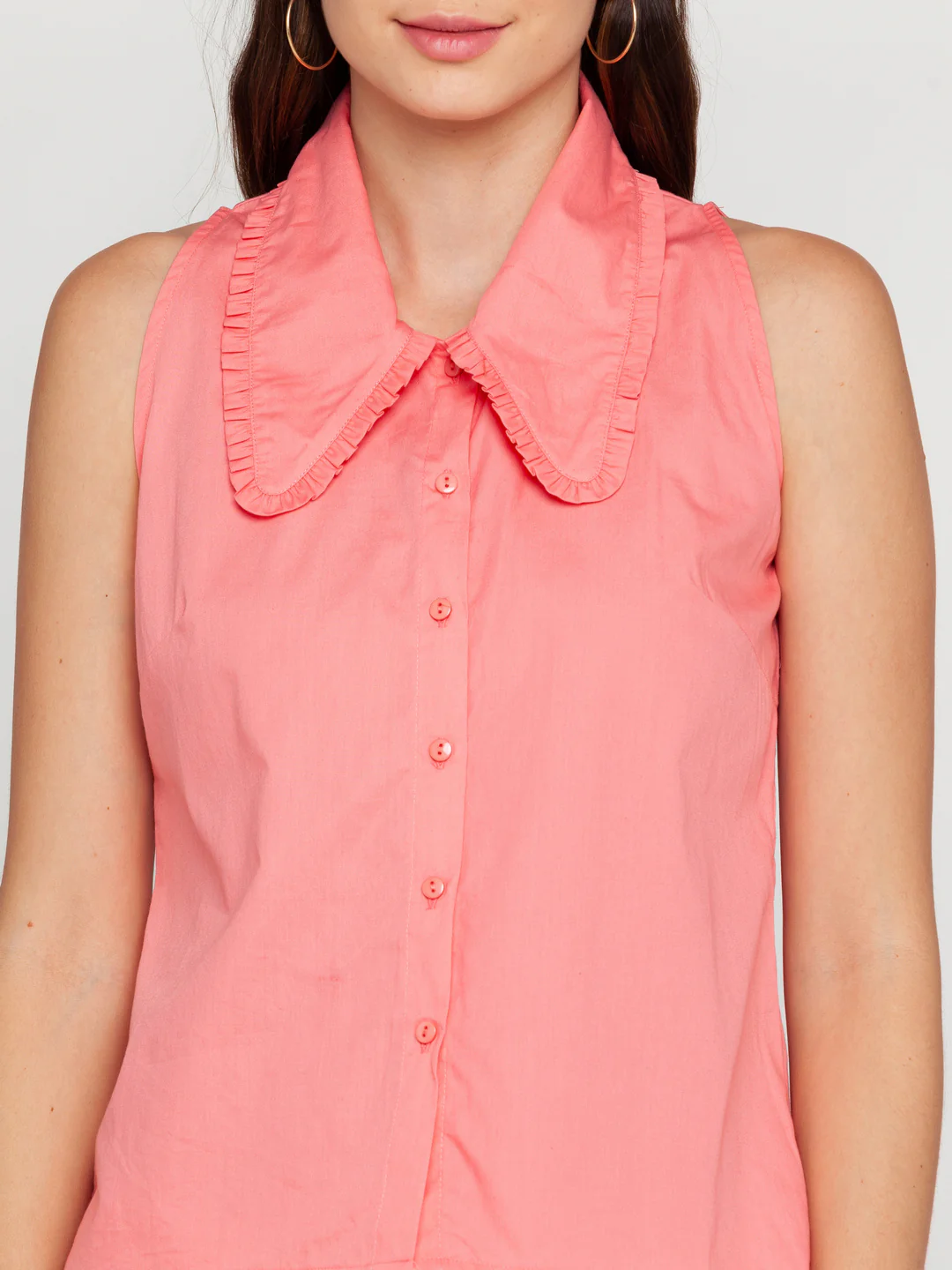 Pink Solid Shirt - Image 5