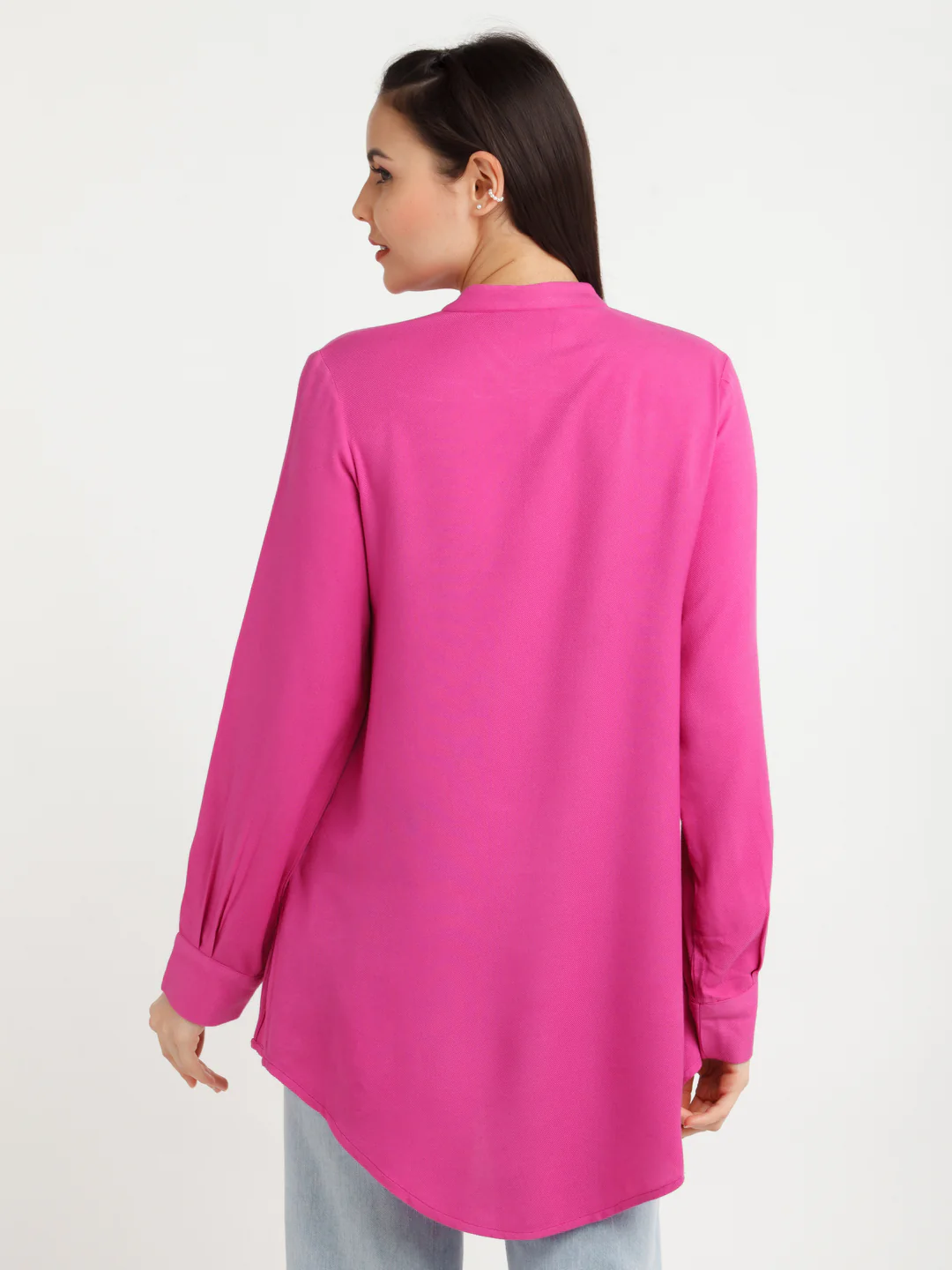 Pink Solid Shirt - Image 4
