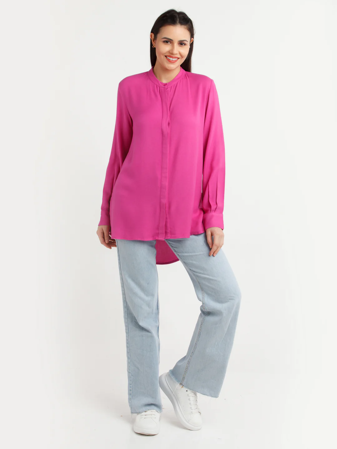 Pink Solid Shirt - Image 5