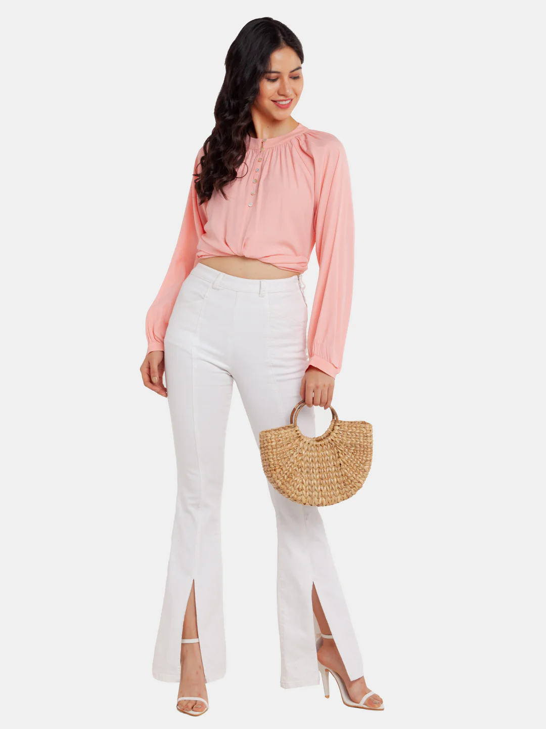 Pink Solid Top