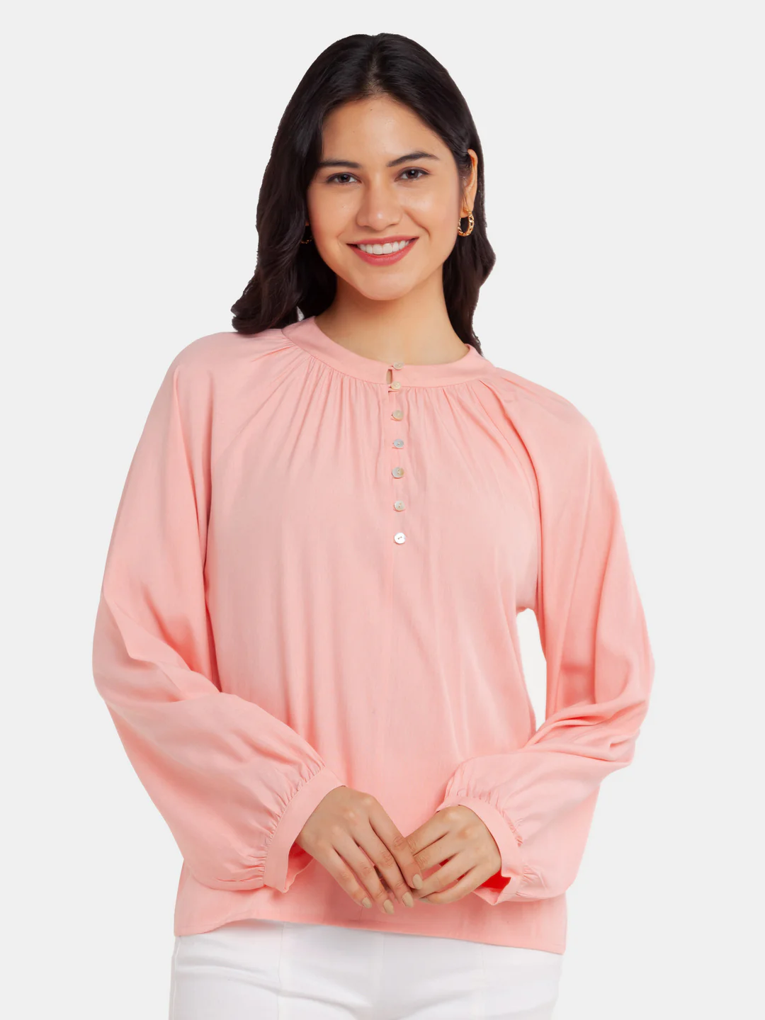 Pink Solid Top - Image 2