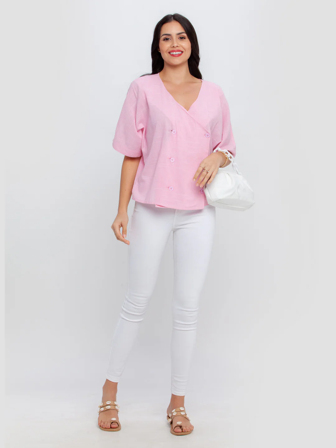 Pink Solid Top