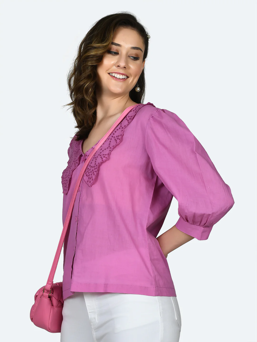 Pink Solid Top - Image 3